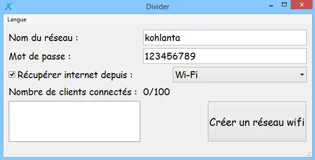 Download web tool or web app Wi-Fi Divider