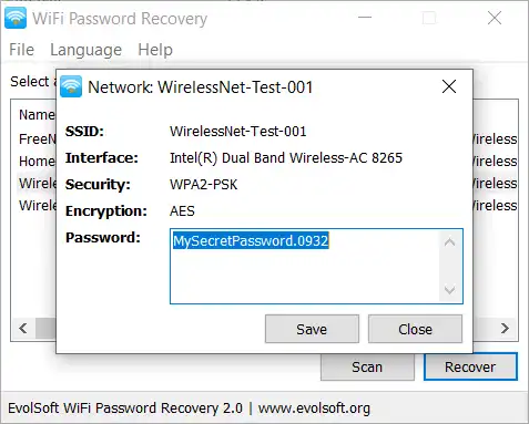 Descargue la herramienta web o la aplicación web WiFi Password Recovery