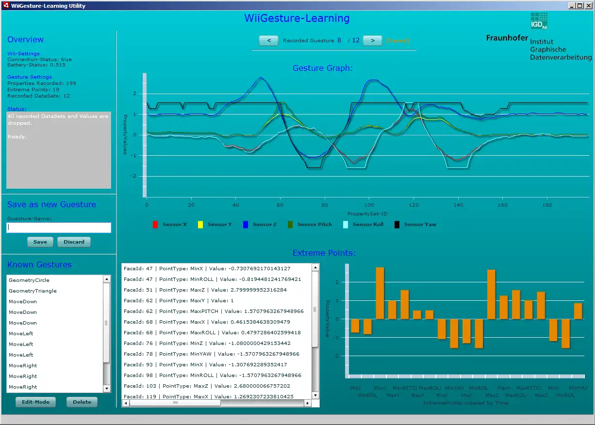 Download web tool or web app WiiGesture for Fex/AIR