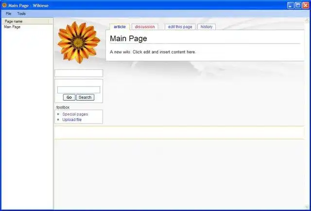 Download web tool or web app Wikiexe