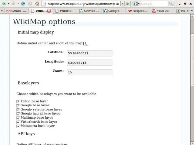 Download web tool or web app WikiMap - geographical wiki