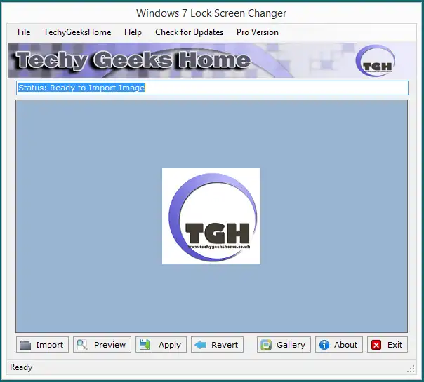 Download web tool or web app Windows 7 Lock Screen Changer