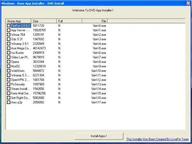 Download web tool or web app Windows Application Auto Installer