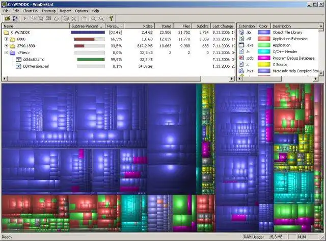 Download web tool or web app Windows Directory Statistics