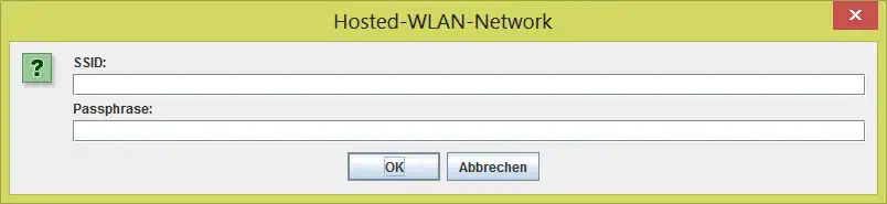 Download web tool or web app Windows Hosted-WLAN-Network GUI