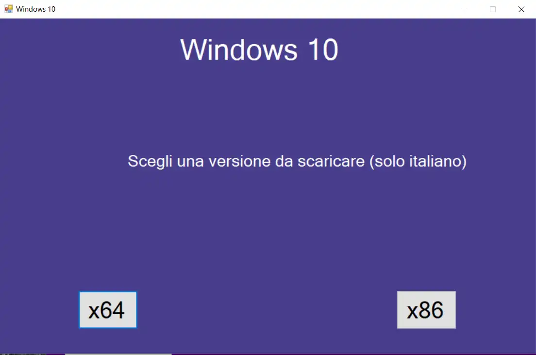 Download web tool or web app Windows ISO Downloader