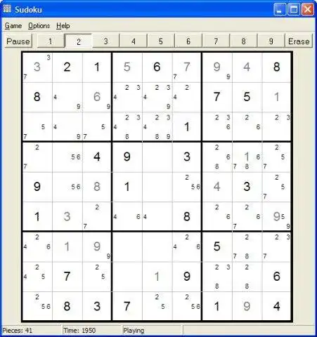 Download web tool or web app Windows Sudoku Puzzle Game