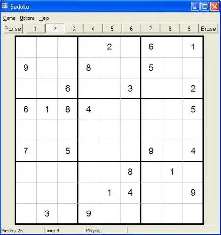 Download web tool or web app Windows Sudoku Puzzle Game