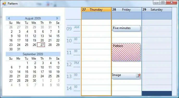 Download web tool or web app Winforms Calendar