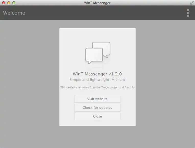 Download web tool or web app WinT Messenger