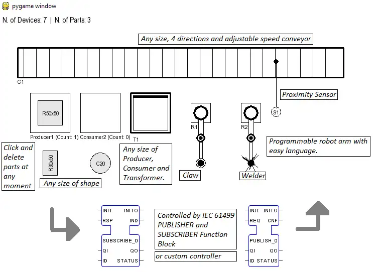 Download web tool or web app WireFactory Simulator to run in Linux online