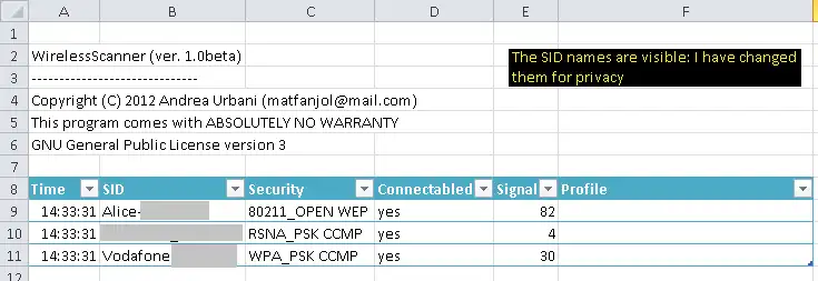 Download web tool or web app Wireless Scanner