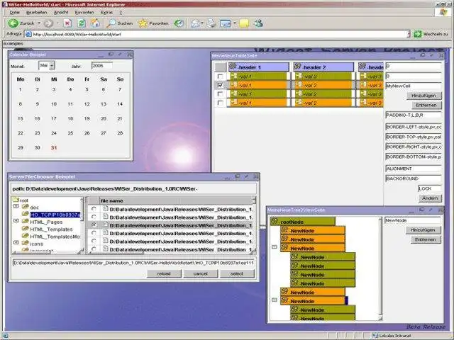 Download web tool or web app Wi.Ser (WidgetServer)