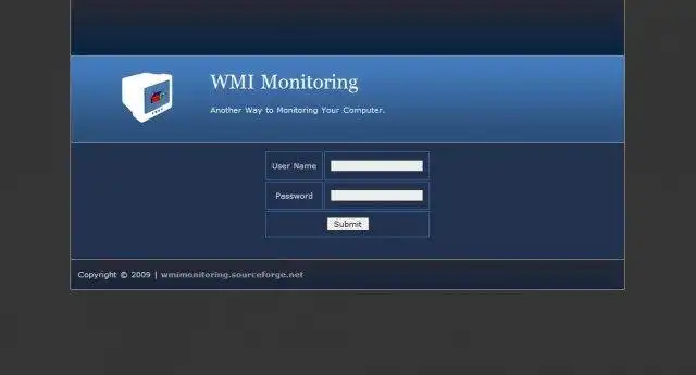 Download web tool or web app WMI Monitoring