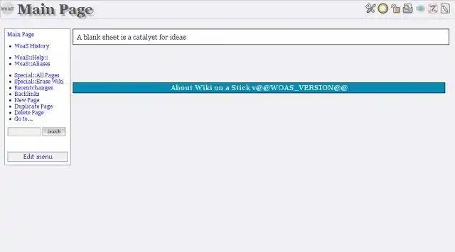 Download web tool or web app WoaS - Wiki on a Stick