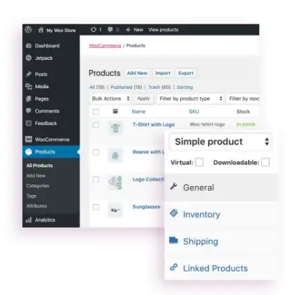 Download web tool or web app WooCommerce