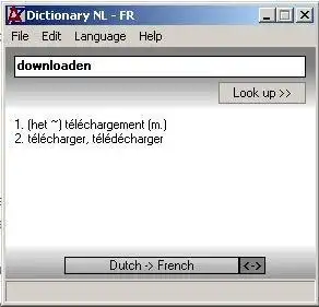 Download web tool or web app Woordenboek Frans