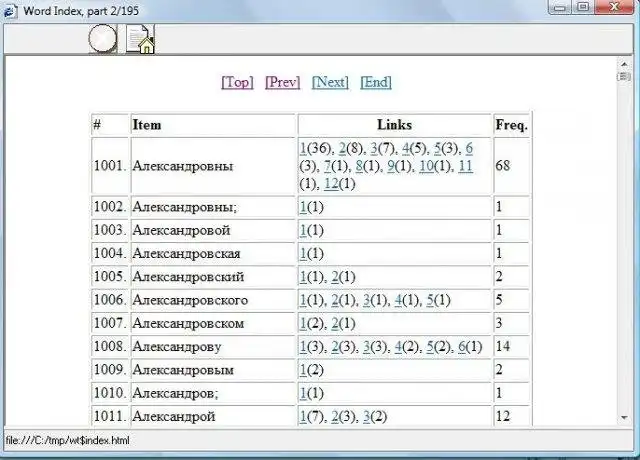 Download web tool or web app wordTabulator