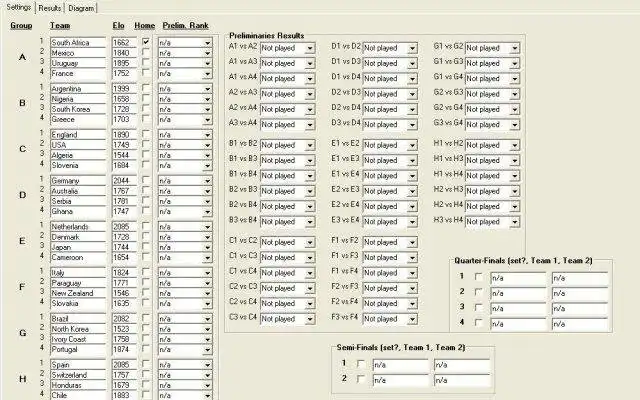 Download web tool or web app WorldCupRatings