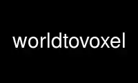 Run worldtovoxel in OnWorks free hosting provider over Ubuntu Online, Fedora Online, Windows online emulator or MAC OS online emulator