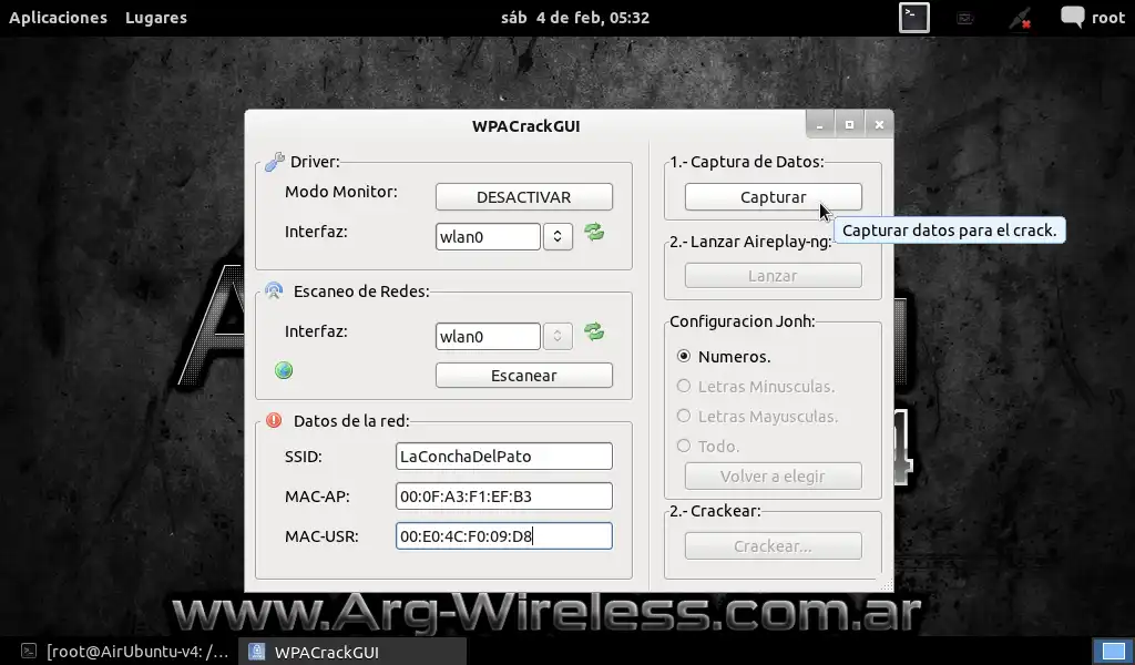 Download web tool or web app WPACrackGUI