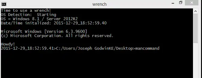 Download web tool or web app wrench