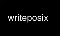 Run writeposix in OnWorks free hosting provider over Ubuntu Online, Fedora Online, Windows online emulator or MAC OS online emulator