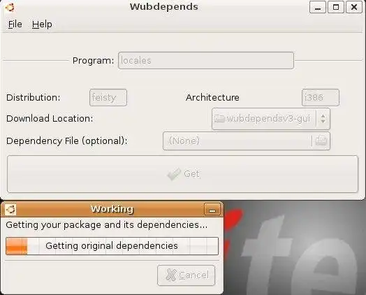 Download web tool or web app Wubdepends