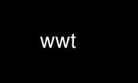 Run wwt in OnWorks free hosting provider over Ubuntu Online, Fedora Online, Windows online emulator or MAC OS online emulator