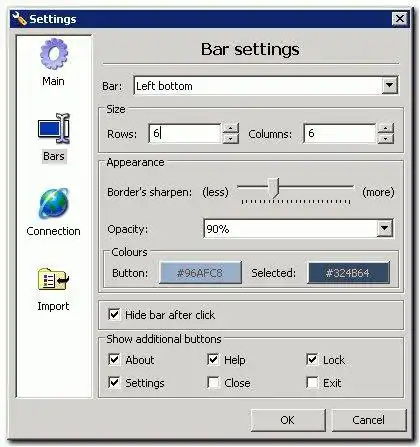 Download web tool or web app wxBar