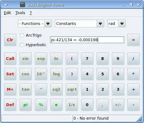 Download web tool or web app wxEcMath to run in Windows online over Linux online