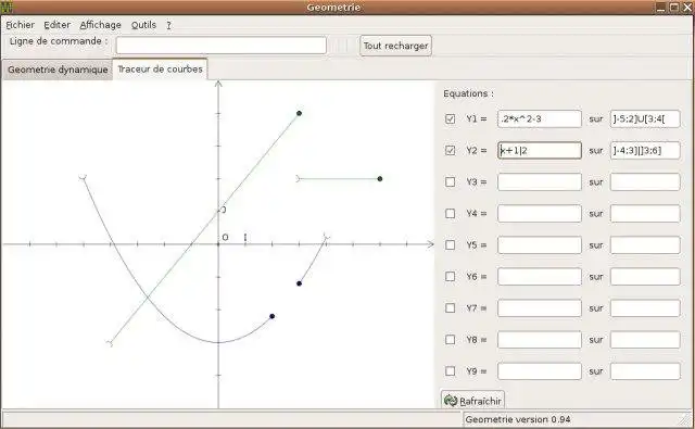 Download web tool or web app WxGeometrie to run in Linux online