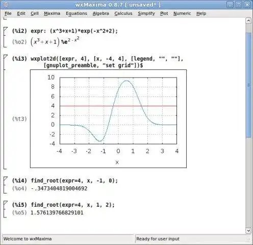 Download web tool or web app wxMaxima to run in Linux online