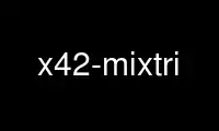 Запустите x42-mixtri в бесплатном хостинг-провайдере OnWorks через Ubuntu Online, Fedora Online, онлайн-эмулятор Windows или онлайн-эмулятор MAC OS