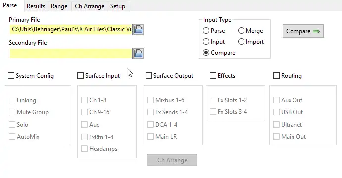 Download web tool or web app X-Air Scene Parser