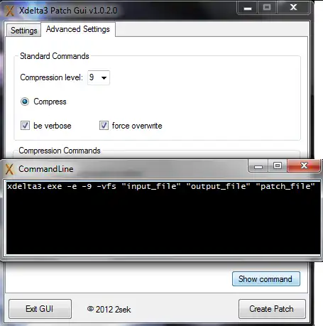 Download web tool or web app Xdelta3 GUI