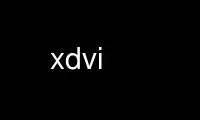 Run xdvi in OnWorks free hosting provider over Ubuntu Online, Fedora Online, Windows online emulator or MAC OS online emulator