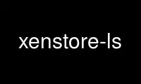 Run xenstore-ls in OnWorks free hosting provider over Ubuntu Online, Fedora Online, Windows online emulator or MAC OS online emulator