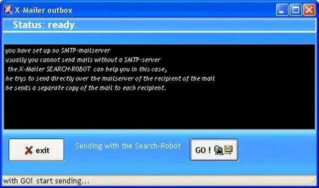 Download web tool or web app X-Mailer 