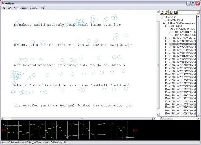 Download web tool or web app XML for Eye Movements