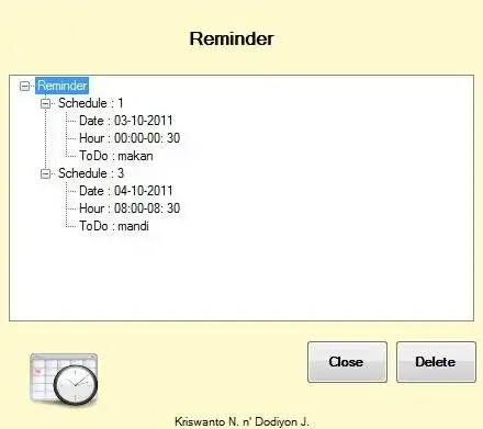 Download web tool or web app XMLReminder