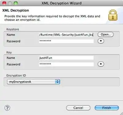 Download web tool or web app XML-Security Plug-In