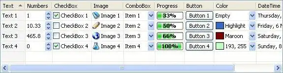 Download web tool or web app XPTable - advanced data grid