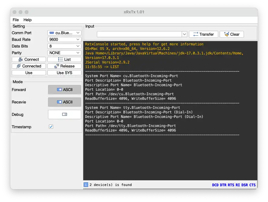 Download web tool or web app xRxTx - Uart/Com