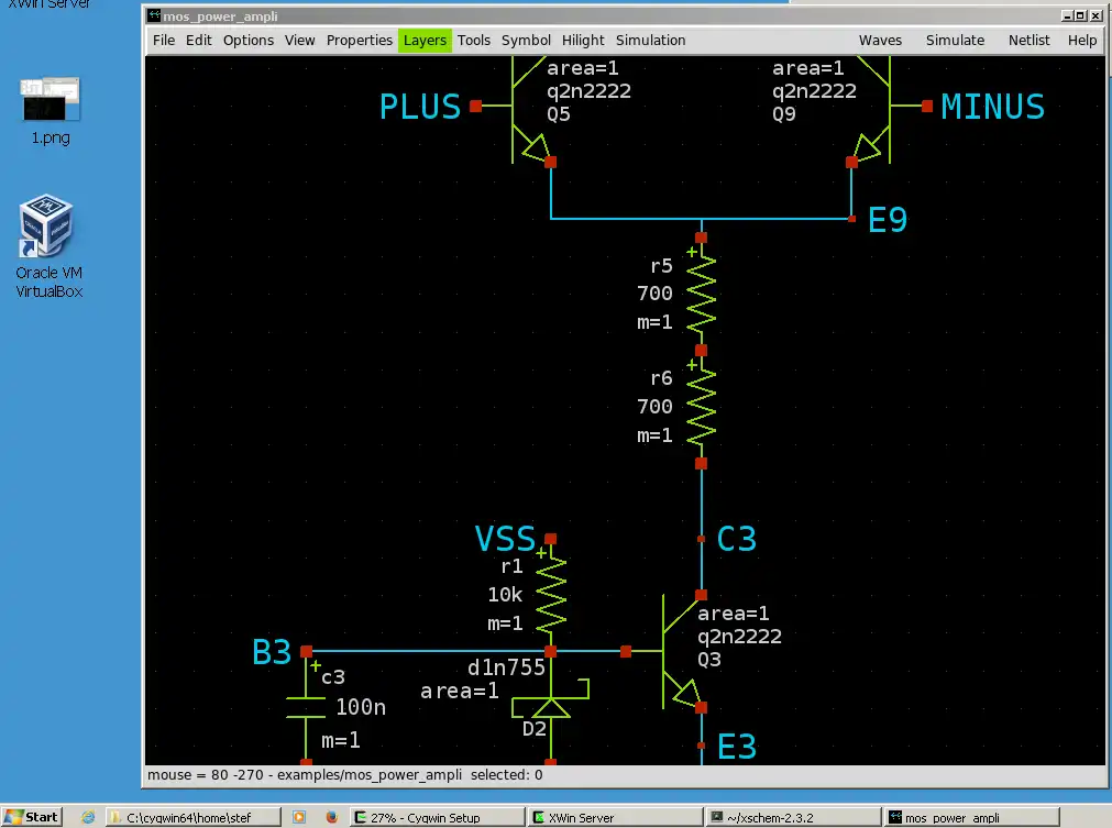 Download webtool of web-app XSCHEM om online in Windows online via Linux te draaien