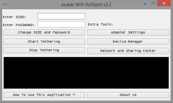 Завантажте веб-інструмент або веб-програму xsukax wifi HotSpot