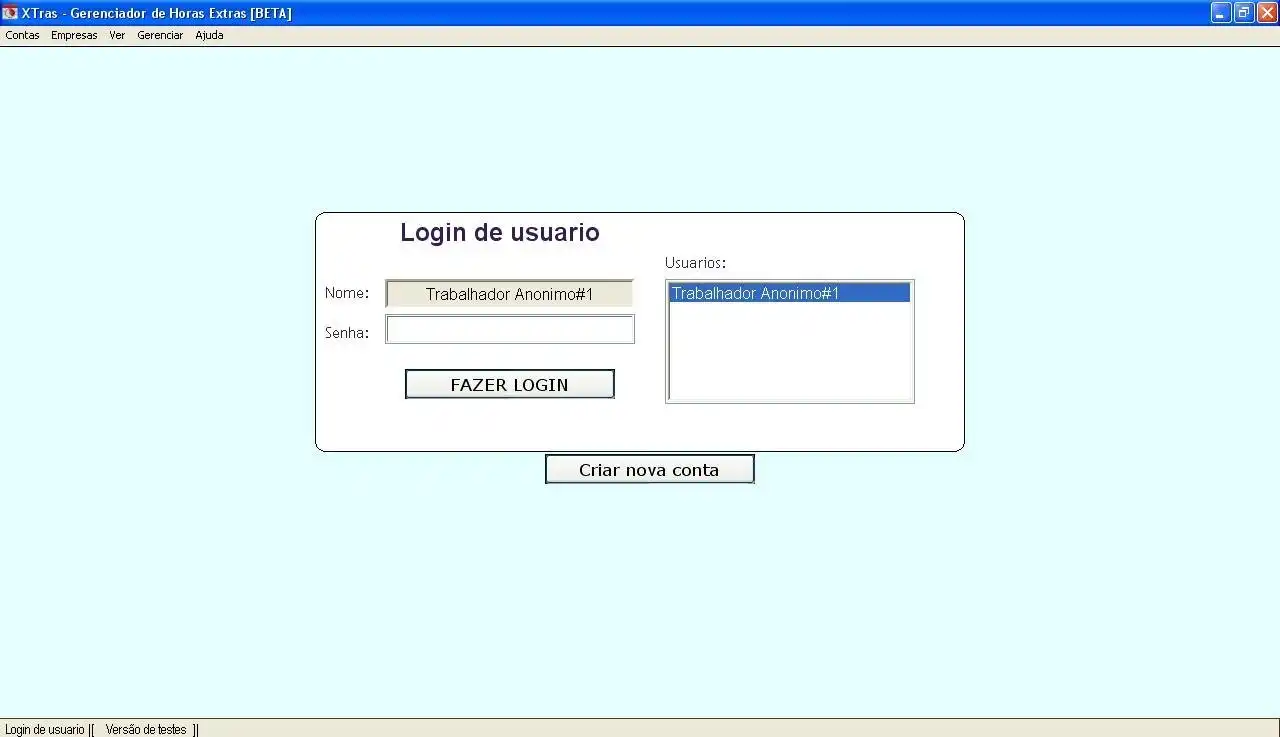 Download web tool or web app XTras - Gerenciador Trabalhista