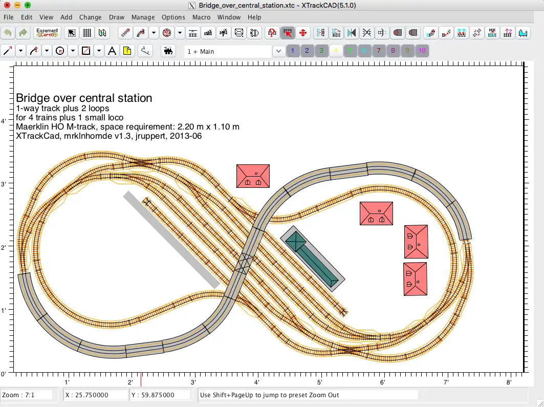 Download web tool or web app XTrkCAD Model RR Track Planner to run in Linux online