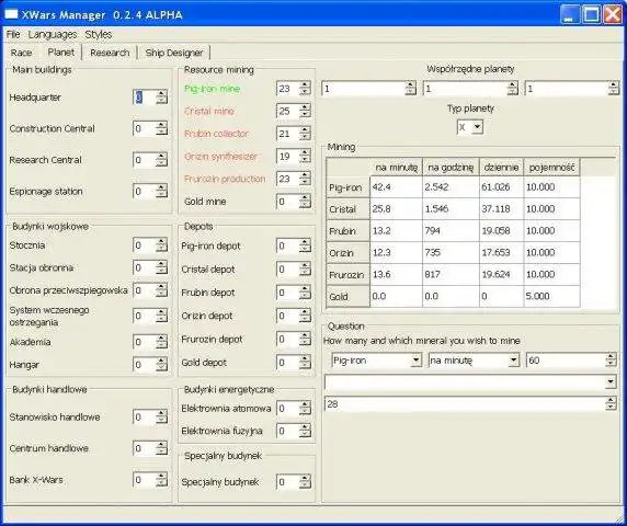 Download web tool or web app XWars Manager to run in Windows online over Linux online