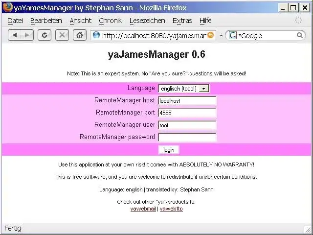 Download web tool or web app yaJamesManager